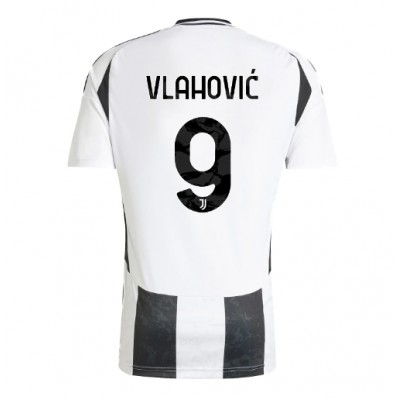 Fotbalové Dres Juventus Dusan Vlahovic #9 Domácí 2024-25 Krátký Rukáv Fotbalové Dres Juventus Dusan Vlahovic #9 Domácí 2024-25 Krátký Rukáv